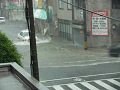 交差点水没＠会社前(by石井省)